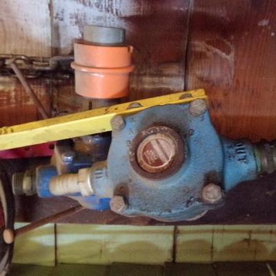 WS-54  LARGE BAND SAW BLADES AND NUT AND BOLT BINS