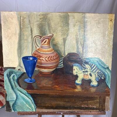 320: Two Original Still Life Oil Paintings by Mildred Ranney
