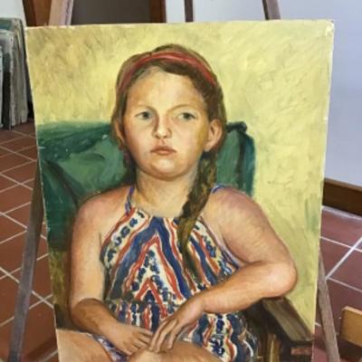 322: Four Original Oil Portraits by Mildred Ranney