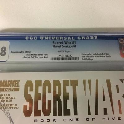 Marvel Spider-Man Secret War #1 Graded CGC 9.8