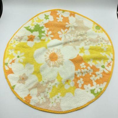 Vintage Round Terry Placemats Towels