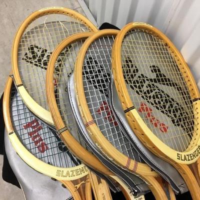 Vintage Slazenger Collection of Tennis Rackets