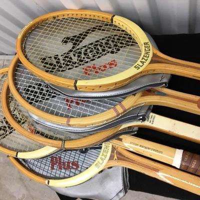Vintage Slazenger Collection of Tennis Rackets
