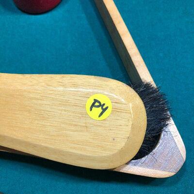 P4:  Pool Table Accessories. Rack, brush, and more
