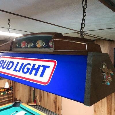 P5: Bud Light Pool Table Light
