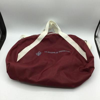 Vintage Glendale Federal Credit Union Duffel Gym Bag