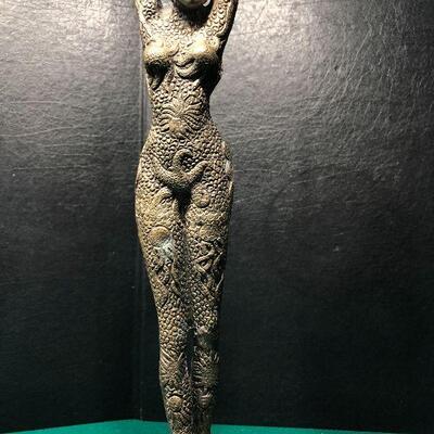 P8:  Metal Goddess Statuette