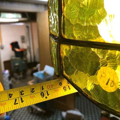 P10:  MCM Green Hanging Light with Chain