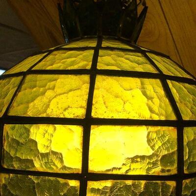 P10:  MCM Green Hanging Light with Chain