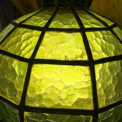 P10:  MCM Green Hanging Light with Chain