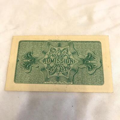 Lot 26 - Four 1893 World Expo Tickets