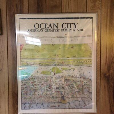 P11:  Vintage Ocean City New Jersey Poster