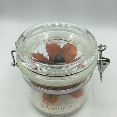 See's Candy Lidded Canister & Fall Decor