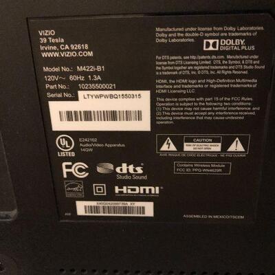 P13:  Vizio 39 Tesla