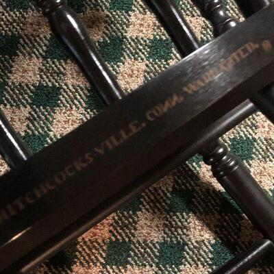 P18:  Hitchcocks Chairs Marked Pair