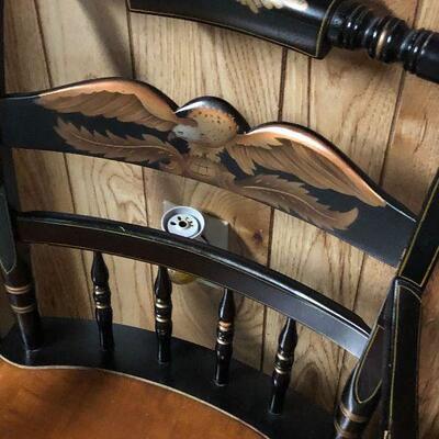 P18:  Hitchcocks Chairs Marked Pair