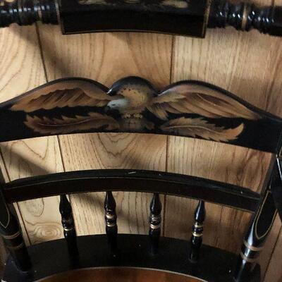 P18:  Hitchcocks Chairs Marked Pair