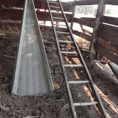 F-10  W.END  LADDER AND GUTTER?