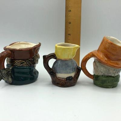 Set of 3 Toby Mugs 