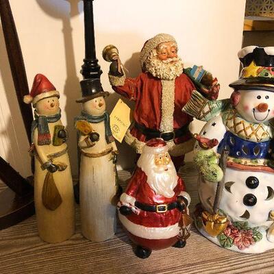 CL3:  Holiday Decor, Snowmen, Santa and More