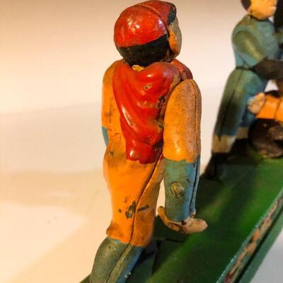 CL15:  Cast Iron Baseball Bank