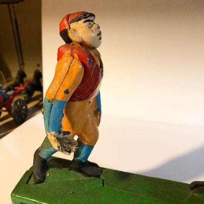 CL15:  Cast Iron Baseball Bank