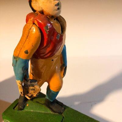 CL15:  Cast Iron Baseball Bank