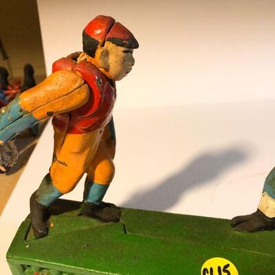 CL15:  Cast Iron Baseball Bank