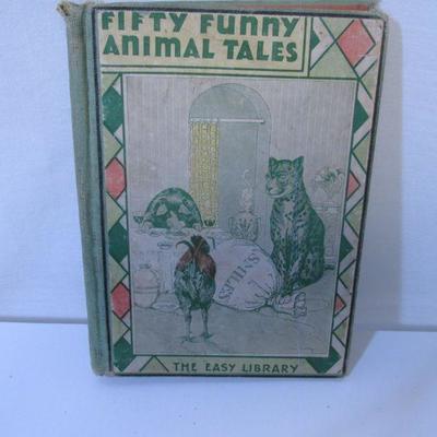 234 Fifty Funny Animal Tales Vintage Book