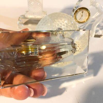 CL19:  Lot of Crystal Golf Acheivement Awards