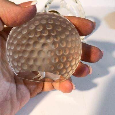 CL19:  Lot of Crystal Golf Acheivement Awards