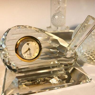 CL19:  Lot of Crystal Golf Acheivement Awards