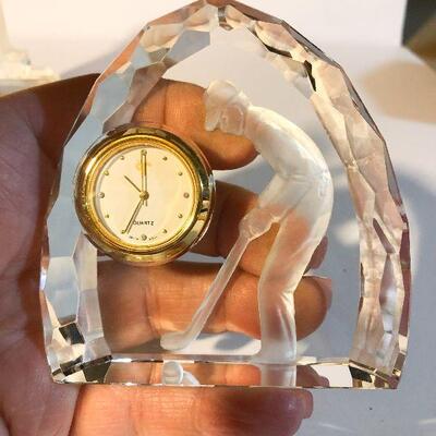 CL19:  Lot of Crystal Golf Acheivement Awards