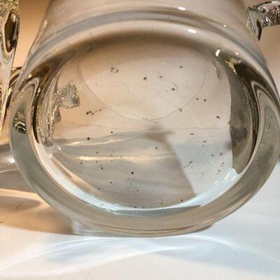 CL24:  Heavy Decorative Glass Ice Bucket and Centerpiece