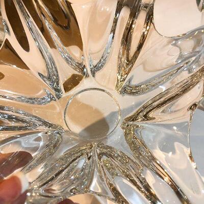 CL24:  Heavy Decorative Glass Ice Bucket and Centerpiece