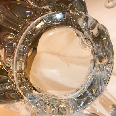 CL24:  Heavy Decorative Glass Ice Bucket and Centerpiece