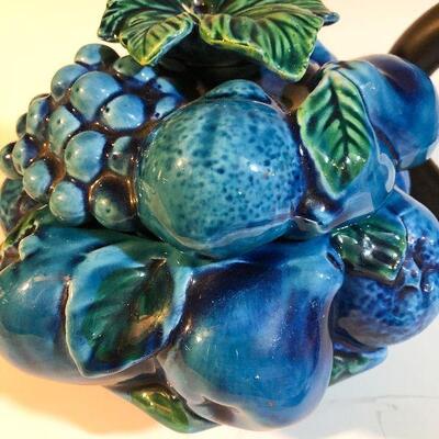 C25:  Mid Century Modern Vase, Ashtray, and Fruit Canister