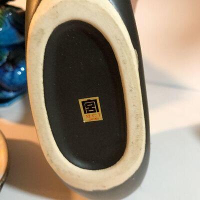 C25:  Mid Century Modern Vase, Ashtray, and Fruit Canister