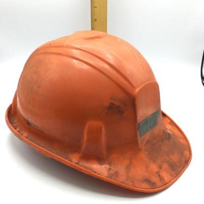 Apex Orange Plastic Vintage Hard Hat