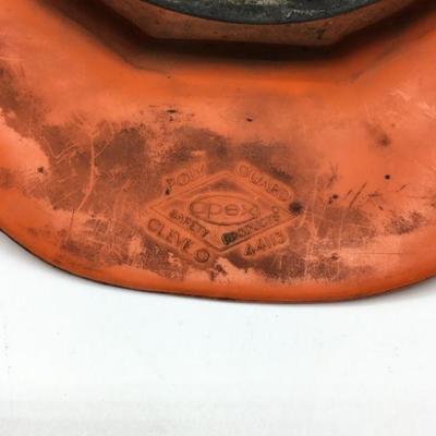 Apex Orange Plastic Vintage Hard Hat