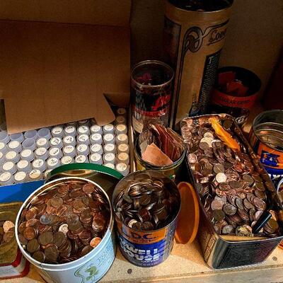 CL33:  Large Lot of Pennies