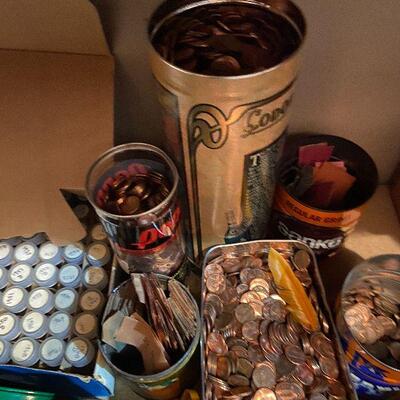 CL33:  Large Lot of Pennies