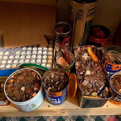 CL33:  Large Lot of Pennies