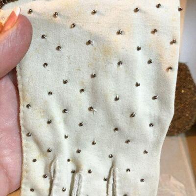 CL39:  Vintage Beaded Clutches and Gloves