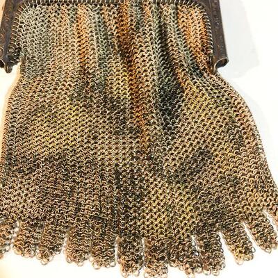 CL47: Antique Whiting & Davis Mesh Coin Purse