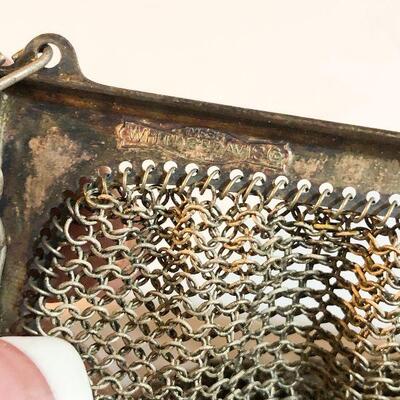 CL47: Antique Whiting & Davis Mesh Coin Purse