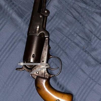 M1848 civil war colt navy pocket pistol with buffalo horn grips