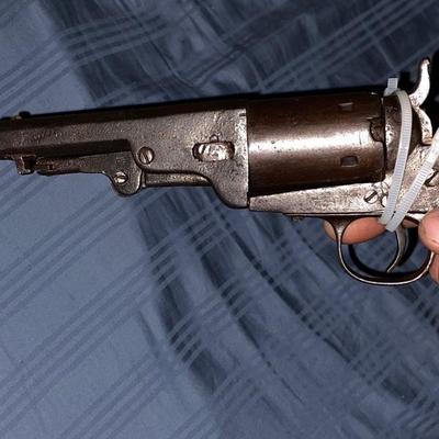 M1848 civil war colt navy pocket pistol with buffalo horn grips