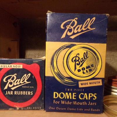 B-78  JAR DOME CAPS AND RUBBERS