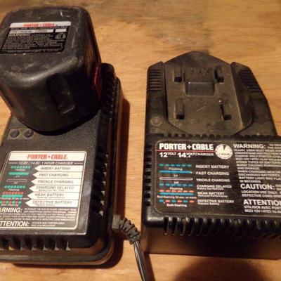 B-85  POWER TOOL BATTERY CHARGERS AND BATTERY
